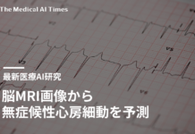 脳MRI画像から無症候性心房細動を予測