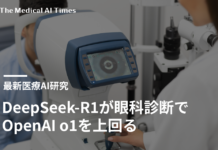 DeepSeek-R1が眼科診断でOpenAI o1を上回る