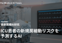 ICU患者の新規房細動リスクを予測するAI