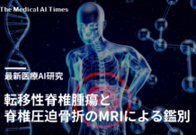 AIを用いた転移性脊椎腫瘍と脊椎圧迫骨折のMRIによる鑑別