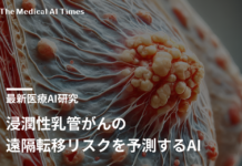 浸潤性乳管がんの遠隔転移リスクを予測するAI